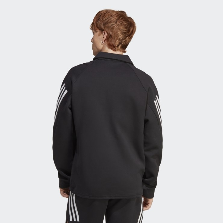 Adidas Future Icons Chaqueta De Entrenador De 3 Rayas Negro