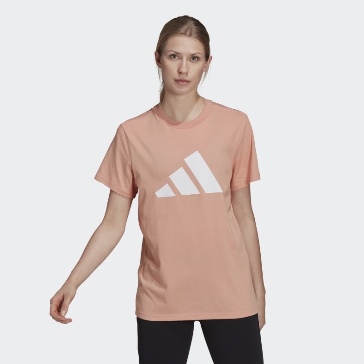 Ambiente Rubor Adidas Futuro Iconos Logo Gráfico Camiseta Moda