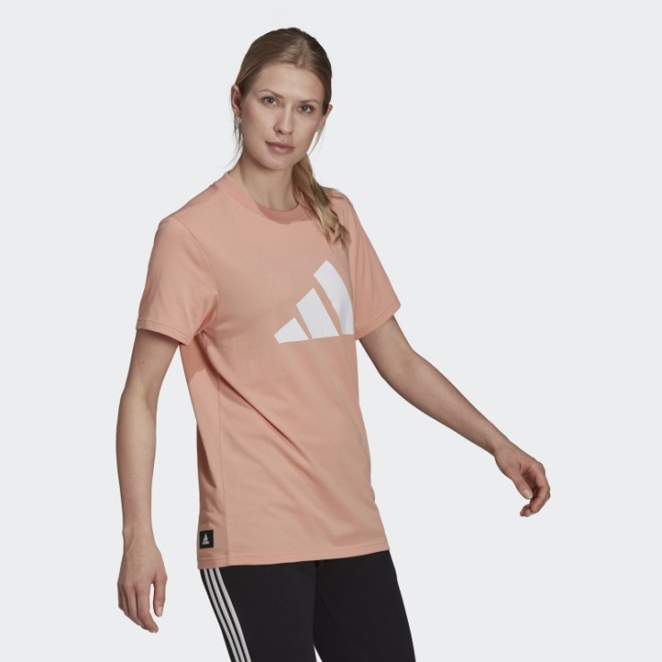 Ambiente Rubor Adidas Futuro Iconos Logo Gráfico Camiseta Moda