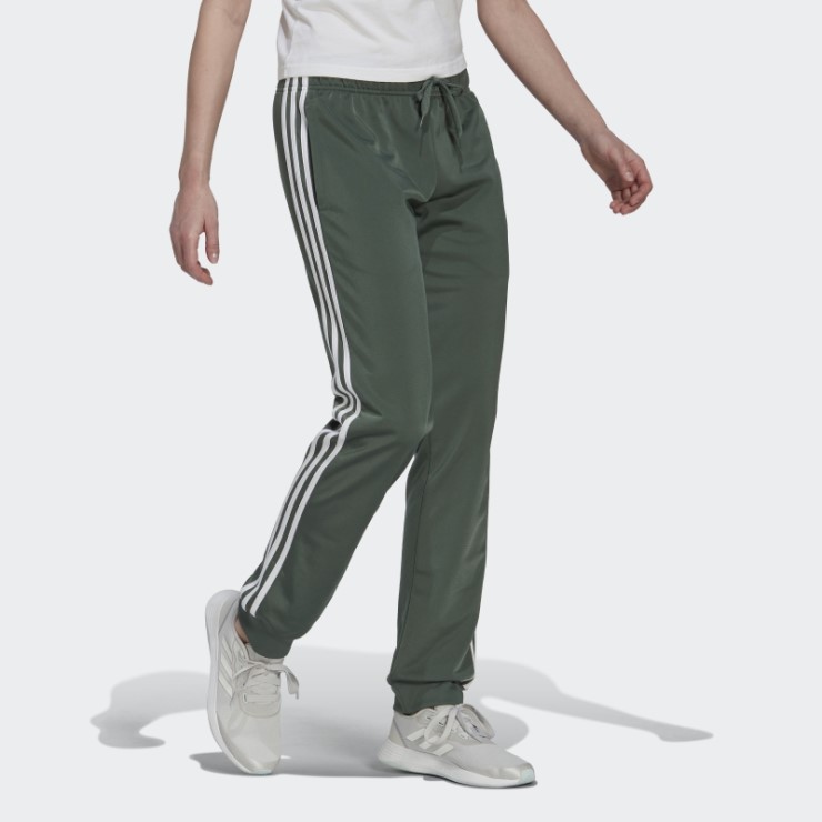 Pantalones De Chándal Primegreen Essentials Warm-up Slim Tapered 3-stripes Verde óxido Adidas