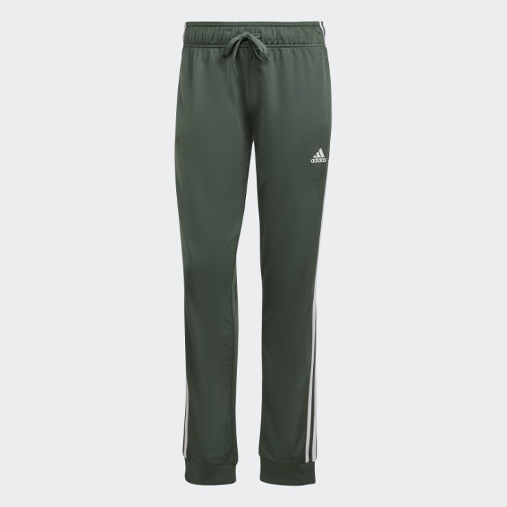 Pantalones De Chándal Primegreen Essentials Warm-up Slim Tapered 3-stripes Verde óxido Adidas