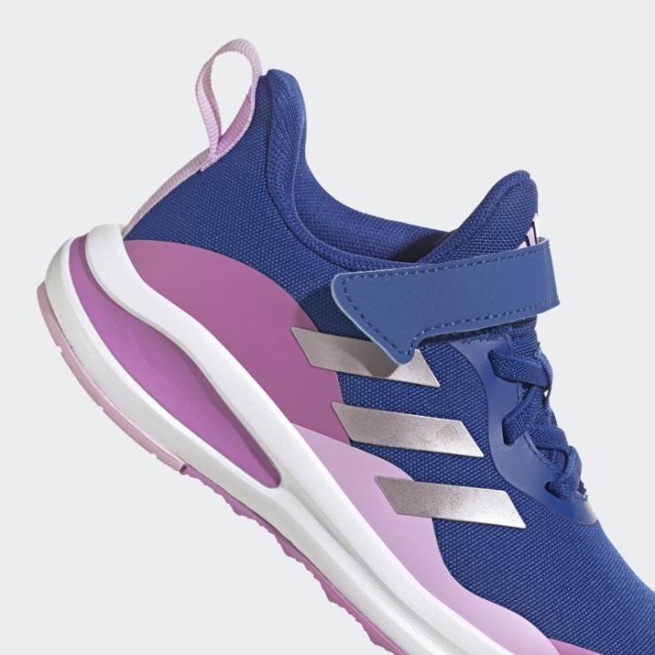 Adidas Fortarun Sport Zapatillas De Running Con Cordones Elásticos Y Tira Superior En Azul