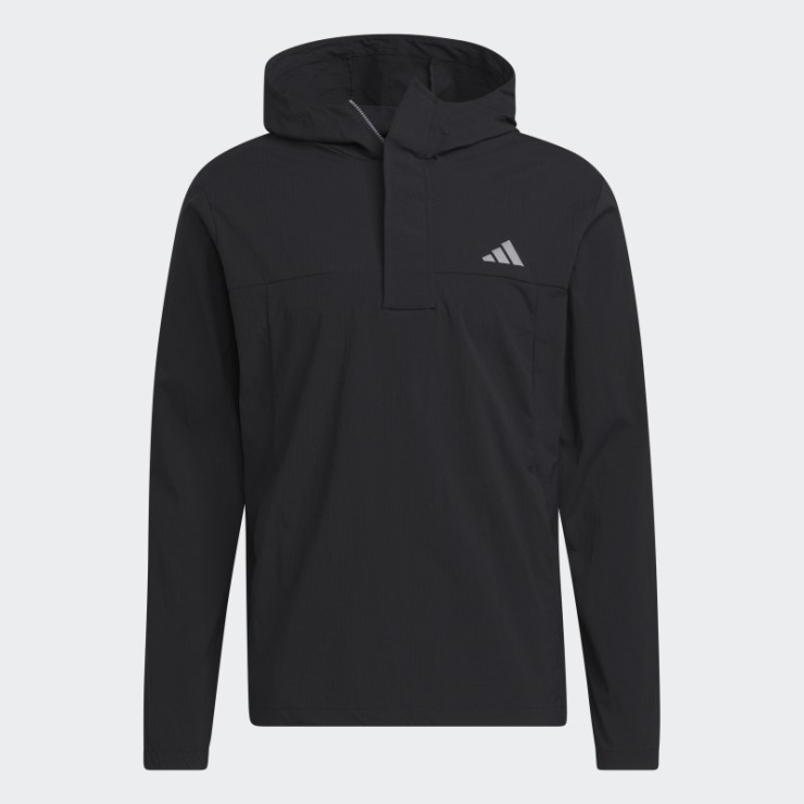 Adidas Ripstop 1/4-zip Golf Sudadera Con Capucha Negro