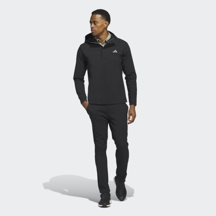 Adidas Ripstop 1/4-zip Golf Sudadera Con Capucha Negro