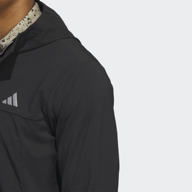Adidas Ripstop 1/4-zip Golf Sudadera Con Capucha Negro