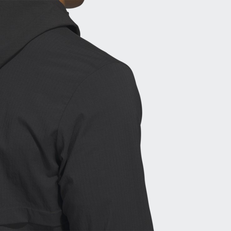 Adidas Ripstop 1/4-zip Golf Sudadera Con Capucha Negro