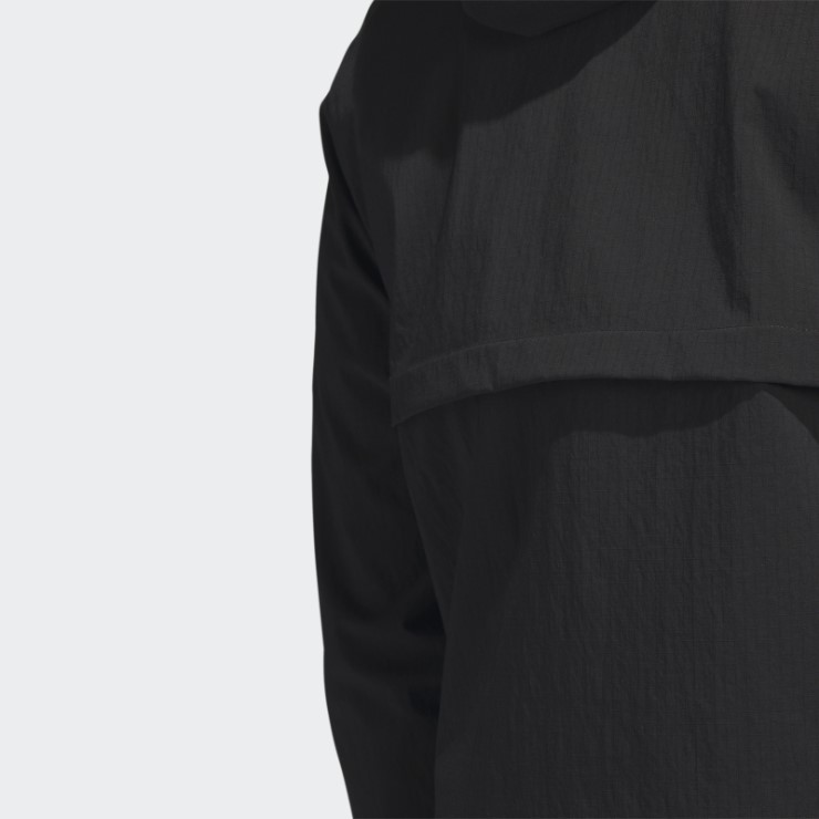 Adidas Ripstop 1/4-zip Golf Sudadera Con Capucha Negro