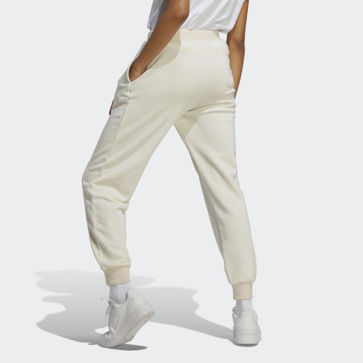 Joggers De Pierna Con 3 Rayas De Adidas Originals Blanco Mel