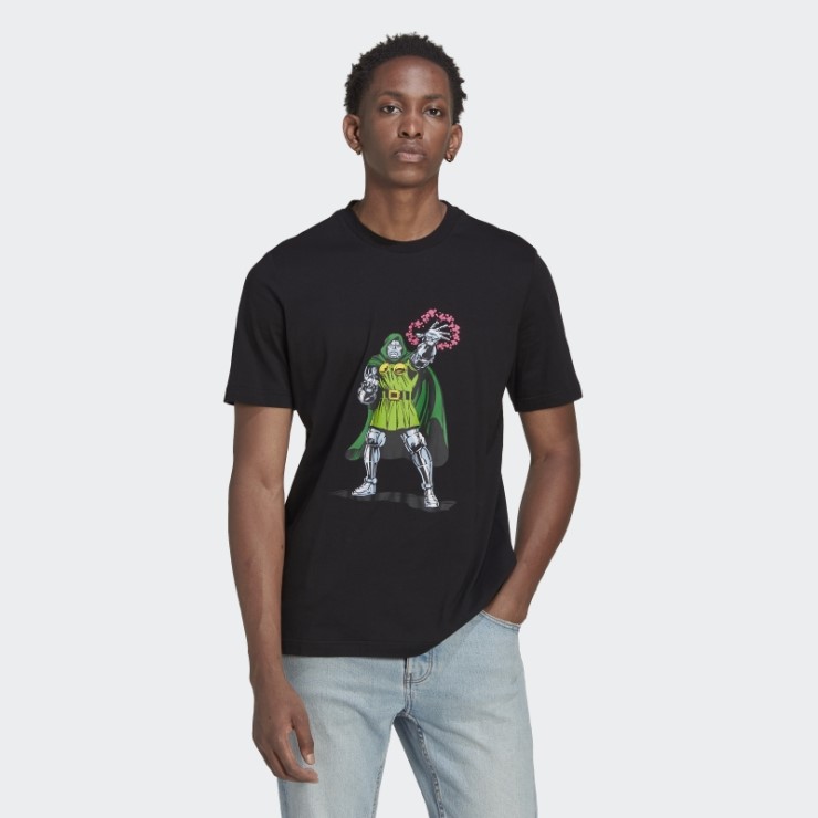 Camiseta Gráfica Adidas Disney Negra