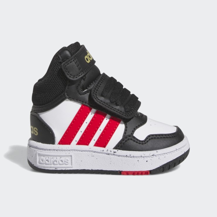Elegantes Zapatos Negros Adidas Hoops Mid