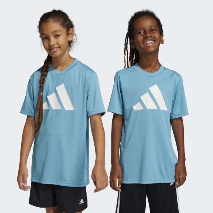 Camiseta Adidas Train Essentials Aeroready Logo Regular-fit Azul