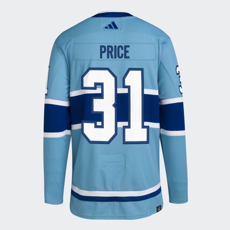 Canadiens Precio Auténtico Reverso Retro Wordmark Jersey Cielo Azul 10 Adidas