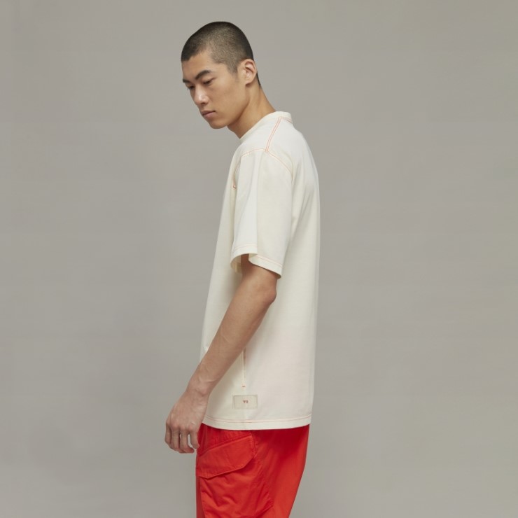 Camiseta De Manga Corta Premium Y-3 Adidas Con Estilo