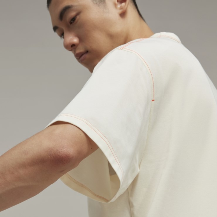 Camiseta De Manga Corta Premium Y-3 Adidas Con Estilo