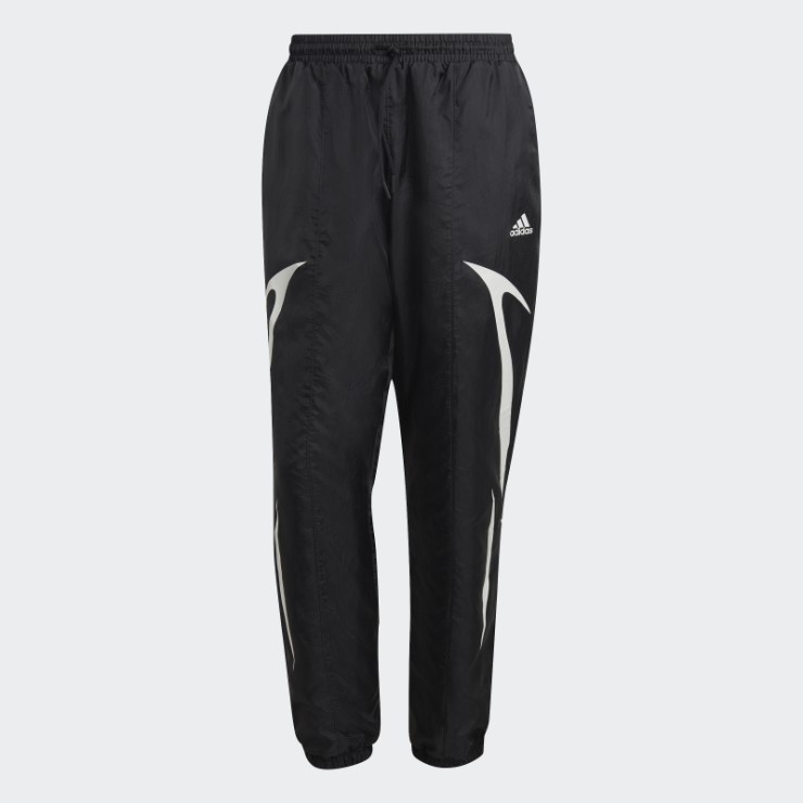 Pantalones Tejidos Colorblock Adidas Negro