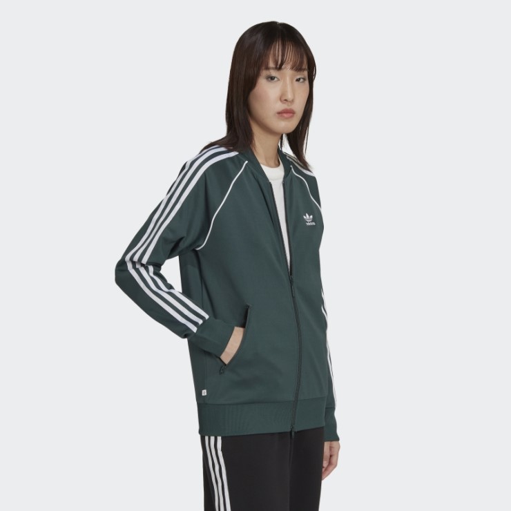 Adidas Chaqueta De Chándal Verde Mineral Primeblue Sst