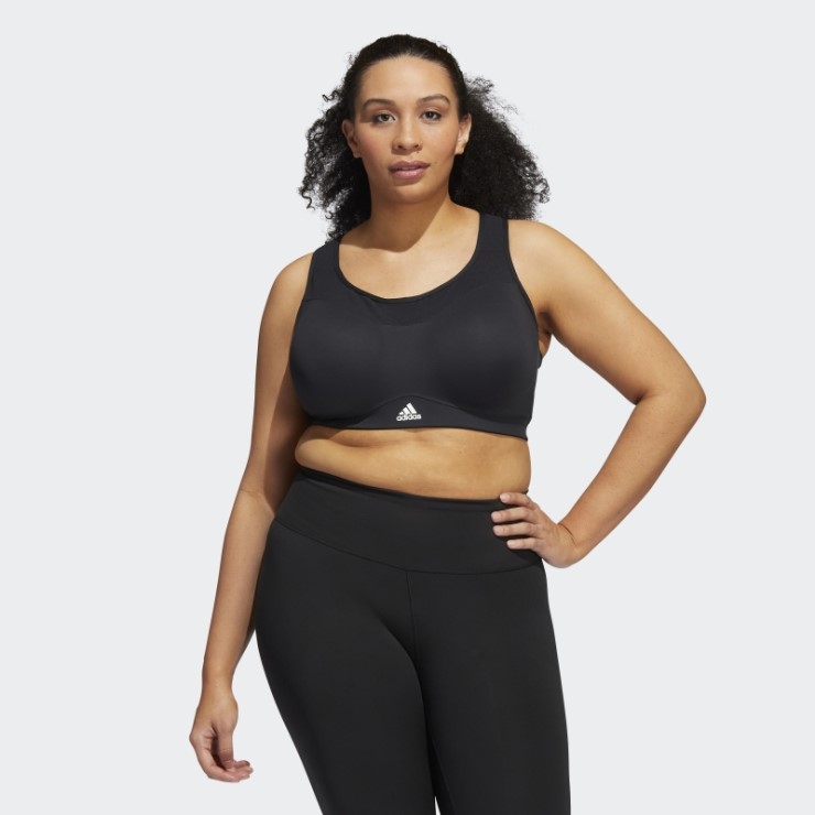 Negro Adidas Tlrd Impact Training High-support Bra (talla Grande) Moda