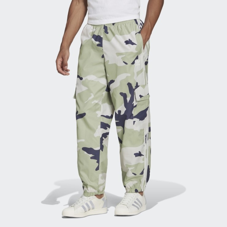Adidas Orbit Pantalones Grises De Nailon Camuflados