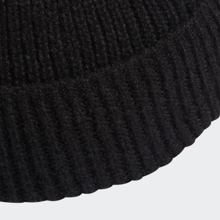 Gorro Con Vuelta Adidas Negro