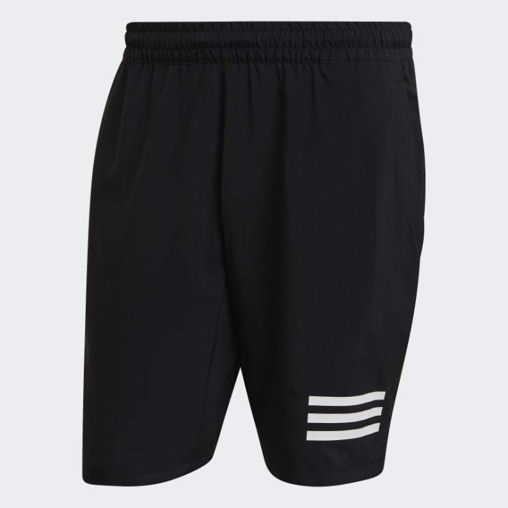 Pantalón Corto Club Tennis 3 Bandas Negro Adidas