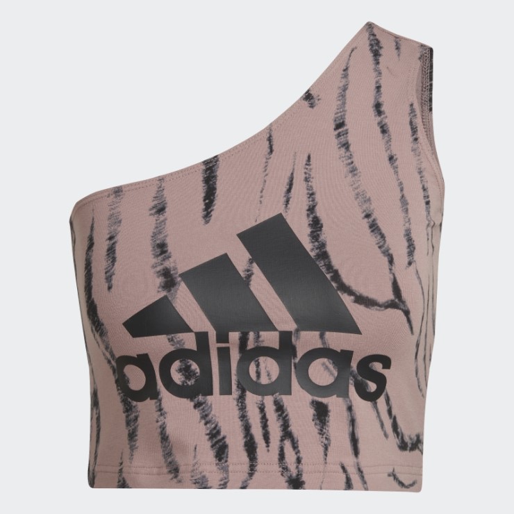 Camiseta Sin Mangas Con Estampado Animal De Adidas Future Icons Violeta