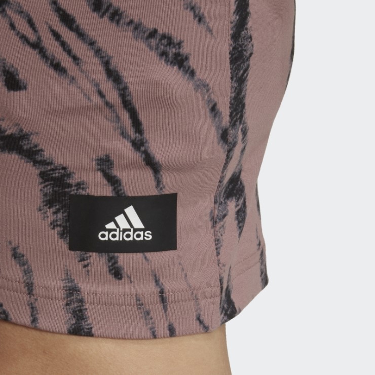 Camiseta Sin Mangas Con Estampado Animal De Adidas Future Icons Violeta