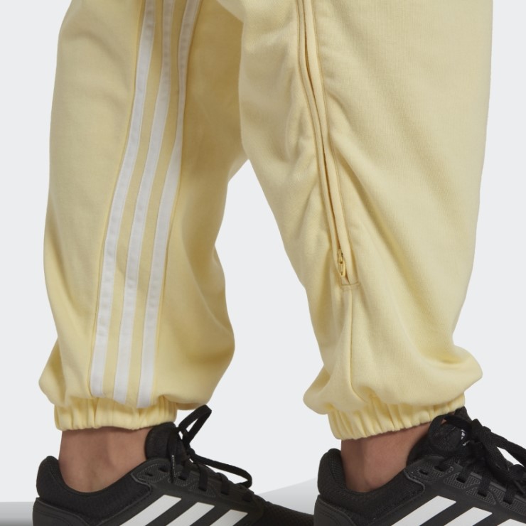 Joggers Oversize Con Puños Ajustados Y Cremalleras Laterales Hyperglam Amarillo Adidas