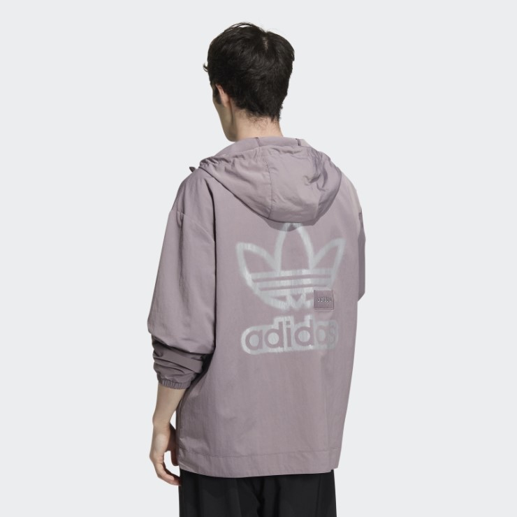 Cortavientos Adicolor Morado Adidas