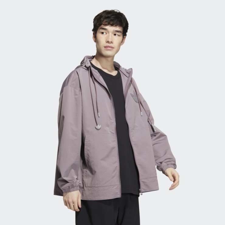 Cortavientos Adicolor Morado Adidas