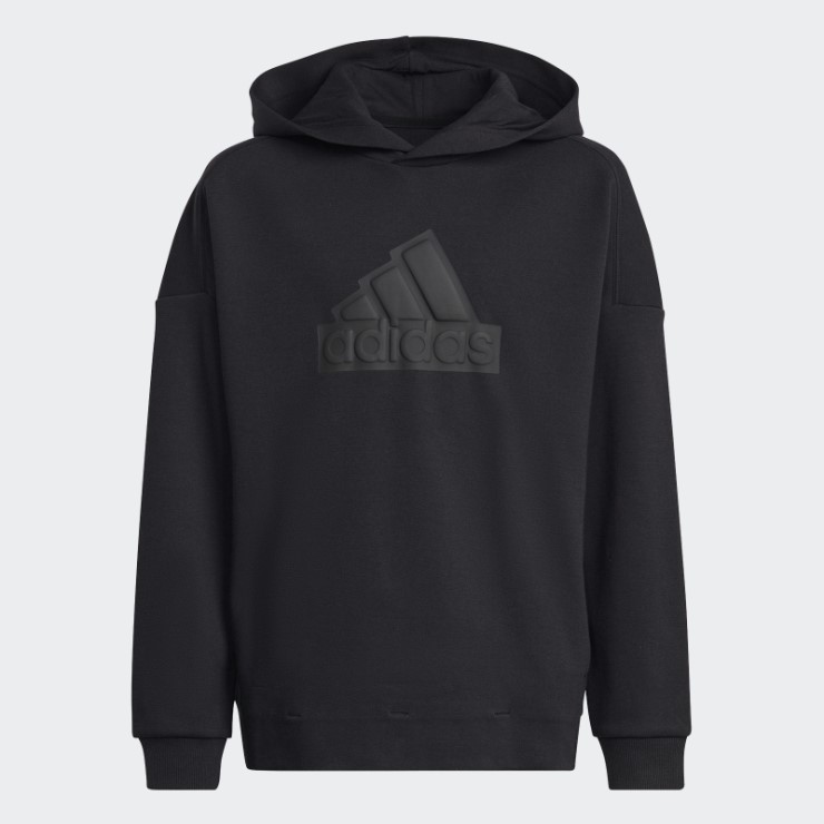 Adidas Sudadera Negra Con Logo De íconos Del Futuro