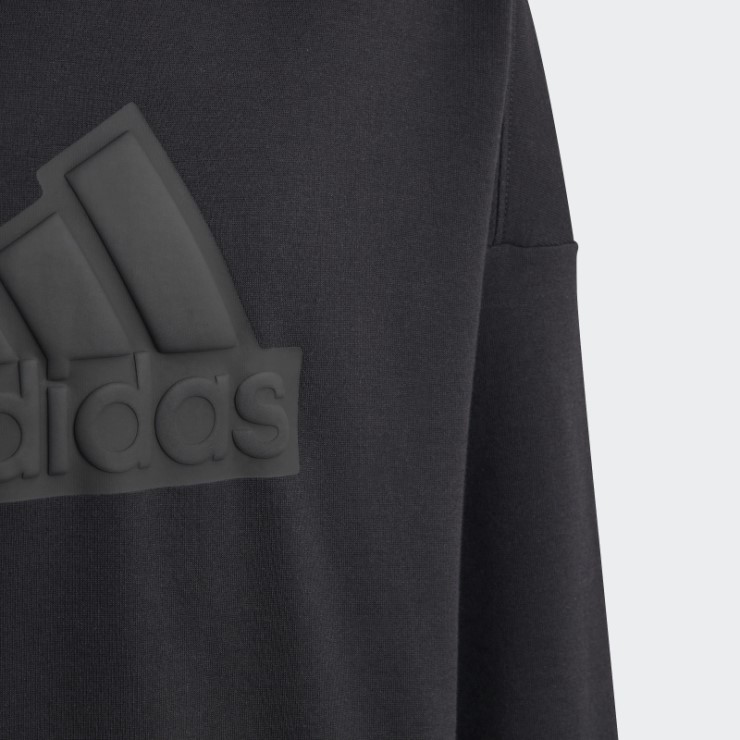 Adidas Sudadera Negra Con Logo De íconos Del Futuro