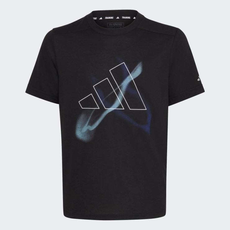 Camiseta Gráfica Aeroready Adidas Negra