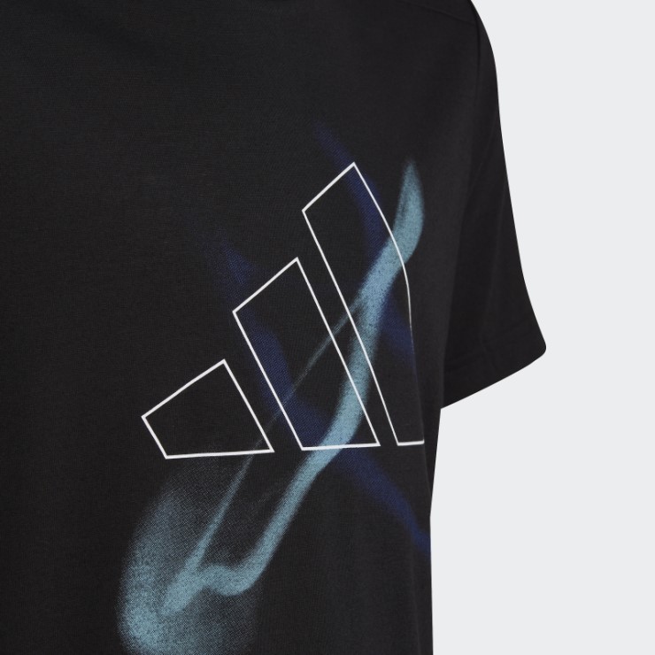 Camiseta Gráfica Aeroready Adidas Negra