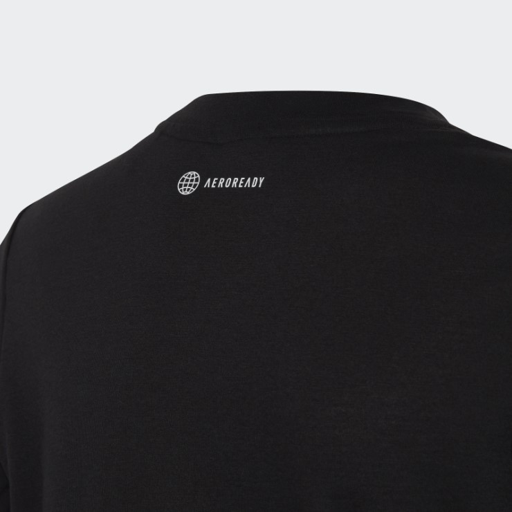 Camiseta Gráfica Aeroready Adidas Negra