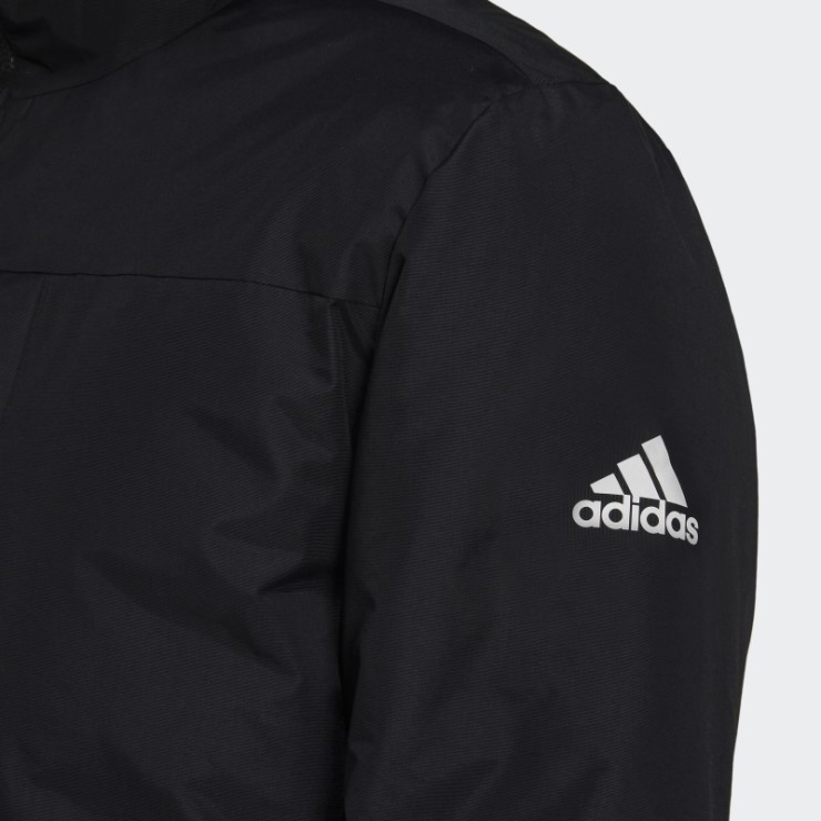 Parka Con Capucha Adidas Utilitas Negro Elegante