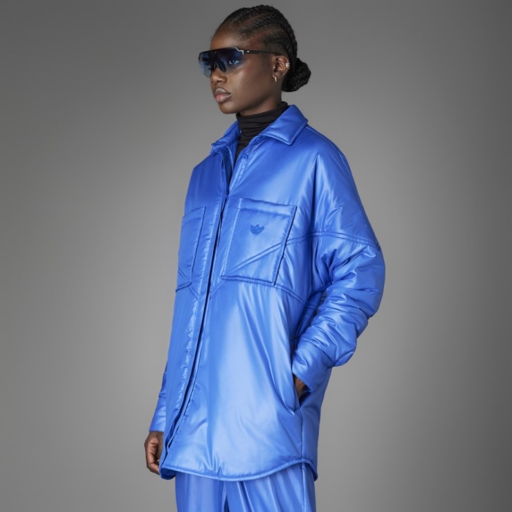 Adidas Versión Azul Camiseta Acolchada Azul Real