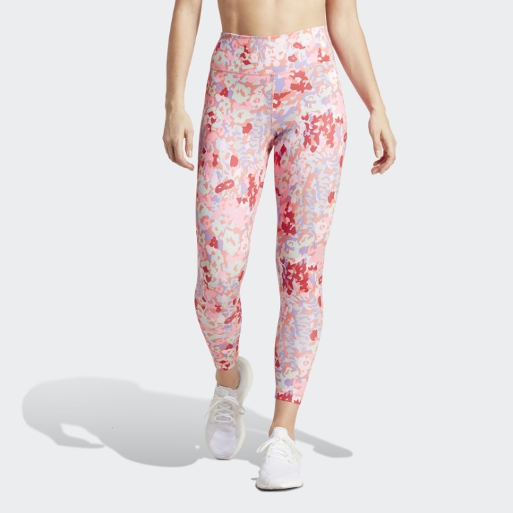 Leggins 7/8 De Talle Alto Estampados Train Essentials Escarlata Adidas