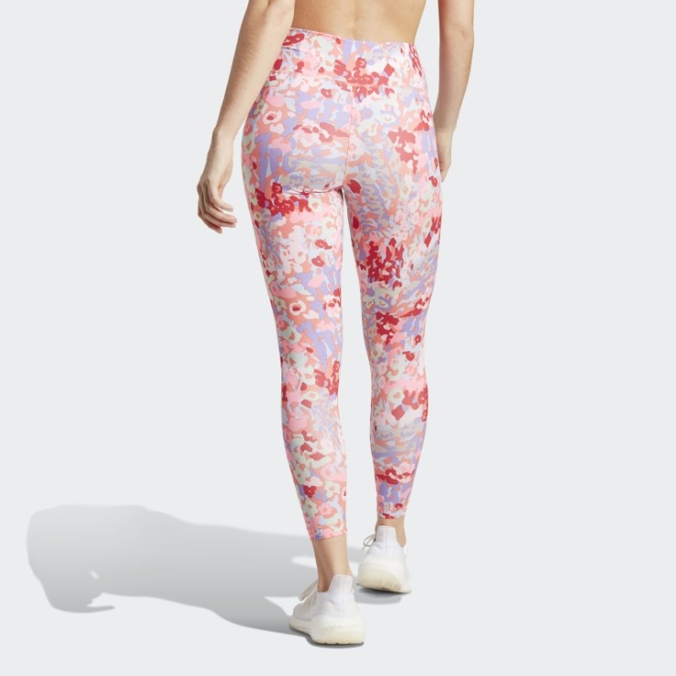 Leggins 7/8 De Talle Alto Estampados Train Essentials Escarlata Adidas
