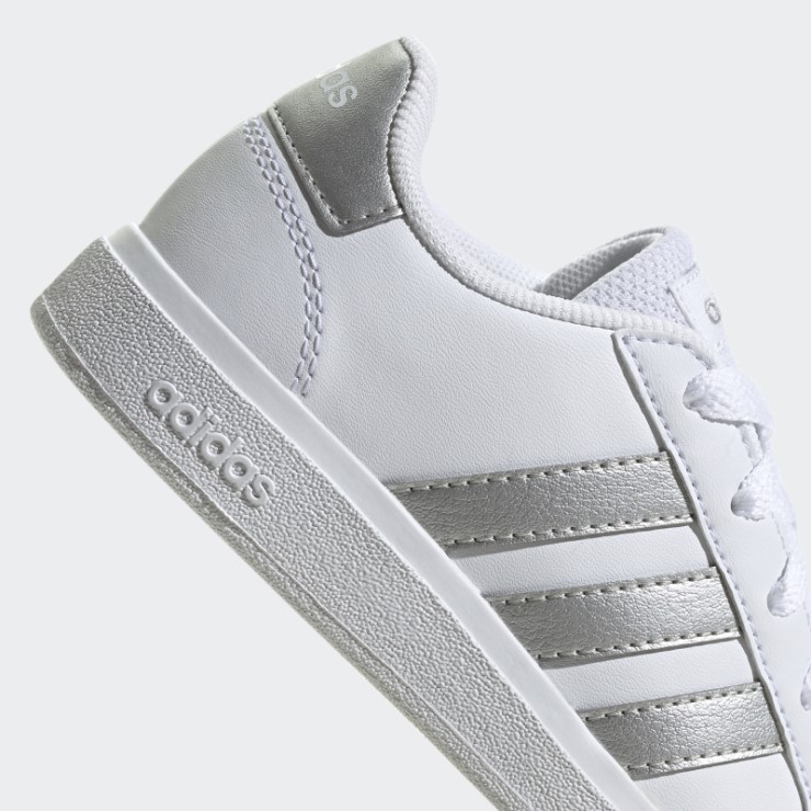 Adidas Tenis Grand Court Lifestyle Tenis Con Cordones En Blanco