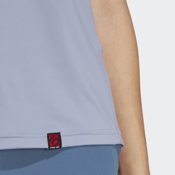 Adidas Camiseta Plateada Violeta Five Ten Bike Trailx