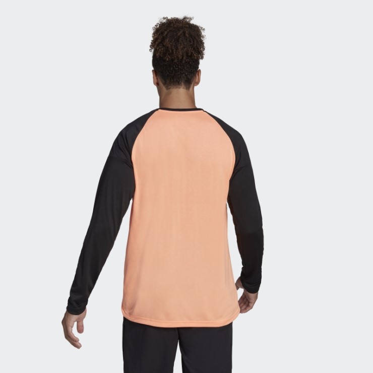 Camiseta De Manga Larga Naranja De Haz Cinco Diez Adidas