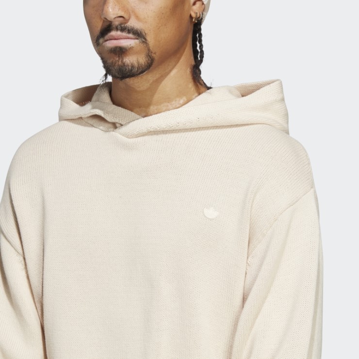 Adidas Sudadera Con Capucha Blanca Premium Essentials