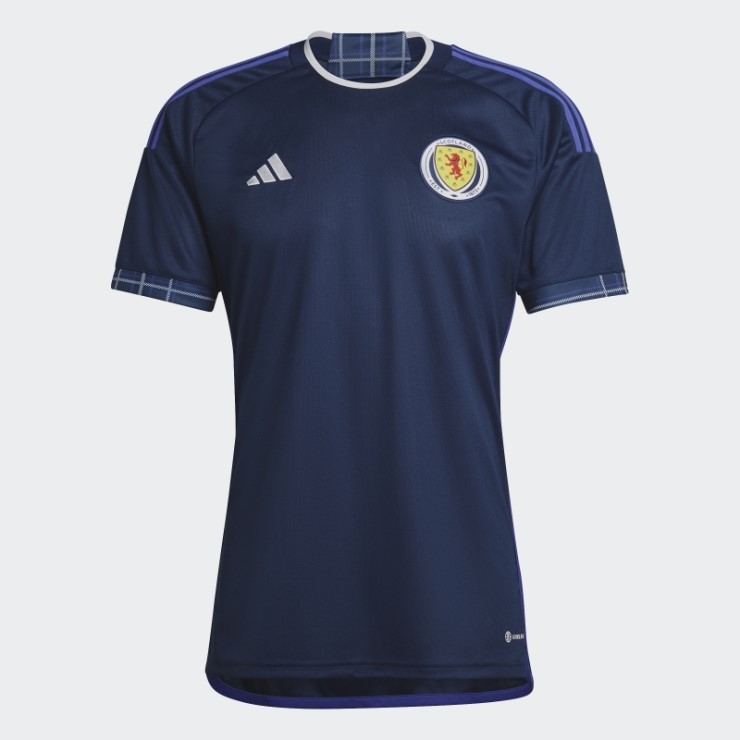 Camiseta Escocia 22 Primera Equipación Adidas Azul Marino