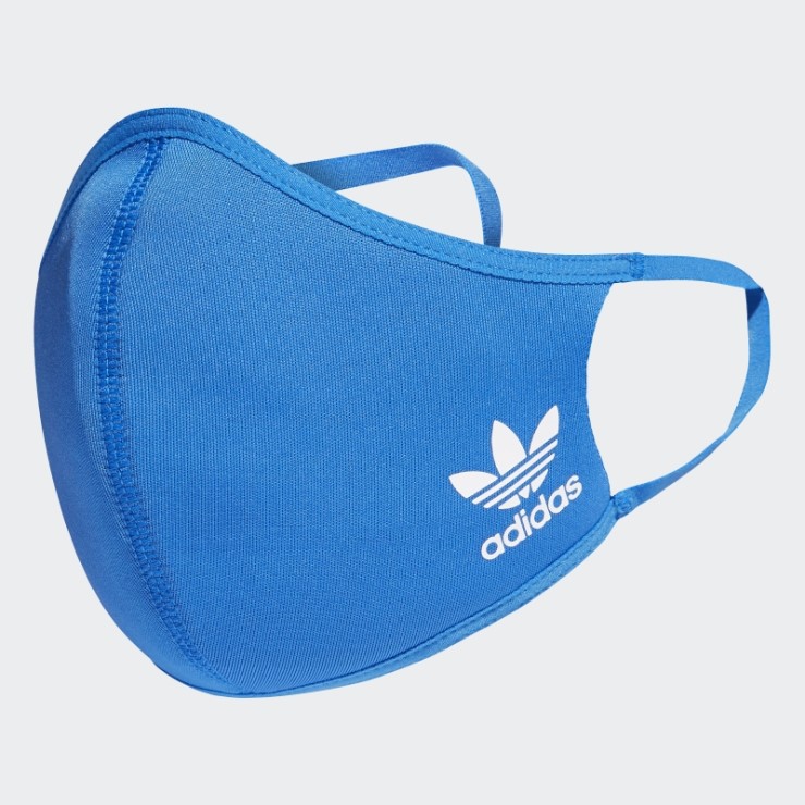 Adidas Cubrebocas Azul Pájaro Paquete De 3 M/l