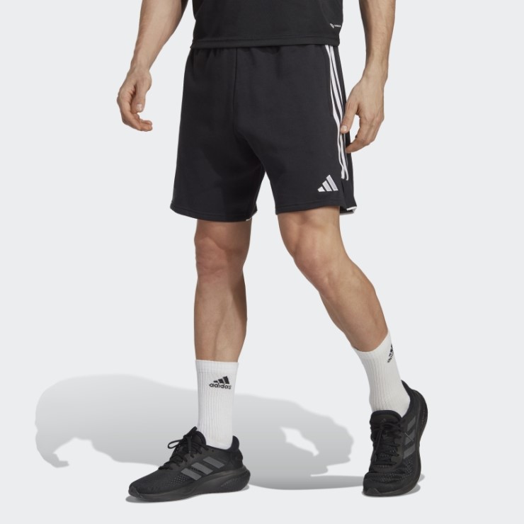 Elegante Adidas Tiro 23 Liga Pantalones Cortos De Chándal Negro