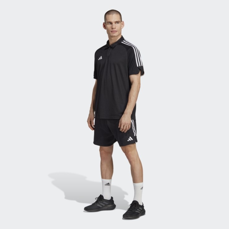 Elegante Adidas Tiro 23 Liga Pantalones Cortos De Chándal Negro