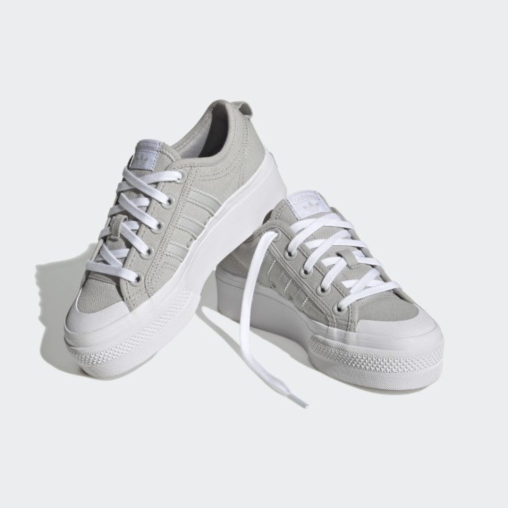 Adidas Nizza Plataforma Gris