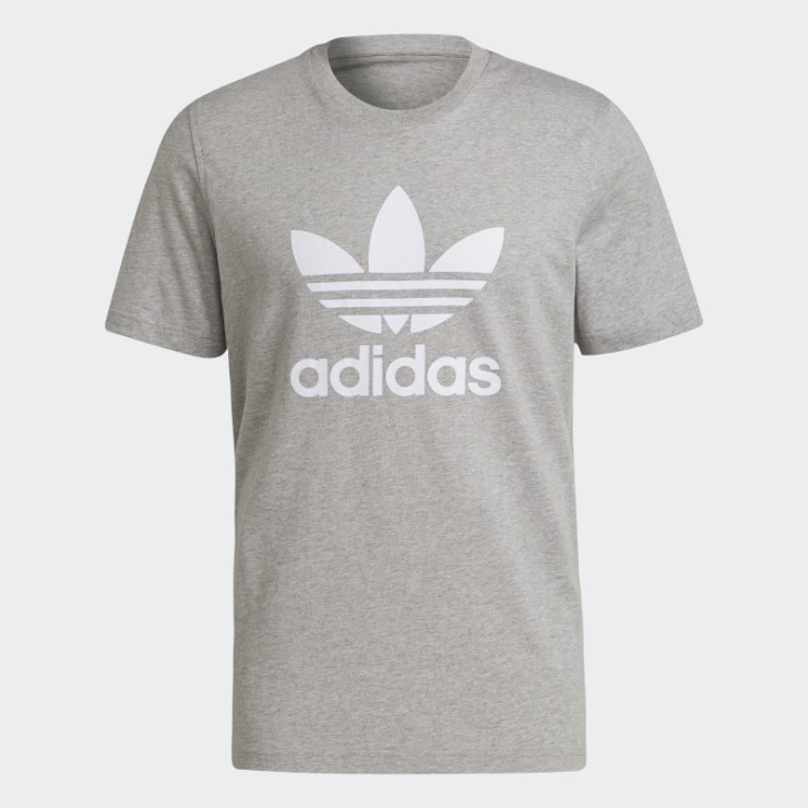Adidas Camiseta Gris Medio Adicolor Classics Trefoil