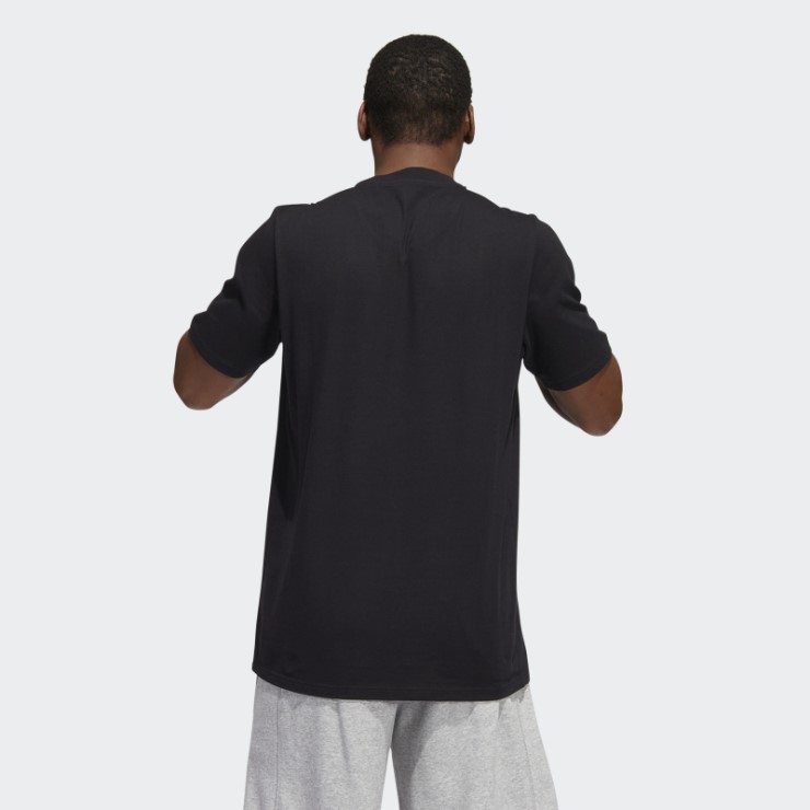 Camiseta Con Bolsillo Gráfico Dynamic Sport Negro Adidas