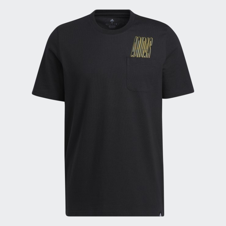 Camiseta Con Bolsillo Gráfico Dynamic Sport Negro Adidas